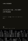 Karl Kroeber - Ecological Literary Criticism