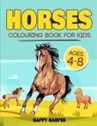 Harper Hall, Happy Harper, Harper Hall - Horses Colouring Book