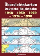 Haral Rockstuhl, Harald Rockstuhl - Übersichtskarten der DEUTSCHEN REICHSBAHN 1948 - 1959 - 1969 - 1976 - 1990
