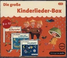 Die große Kinderlieder-Box, 3 Audio-CD (Hörbuch)