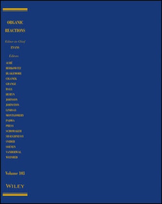 P. Andrew Evans, Pa Evans, Andrew Evans, P Andrew Evans, P. Andrew Evans - Organic Reactions, Parts a and B, Volume 103 Parts a and B