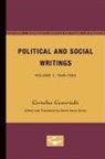 Cornelius Castoriadis - Political and Social Writings