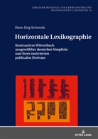 Hans-Jörg Schwenk, Janusz Golec - Horizontale Lexikographie