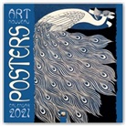 Flame Tree Publishing, Flame Tree Studio - Art Nouveau Posters Wall Calendar 2021 (Art Calendar)