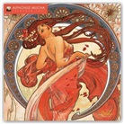 Flame Tree Publishing, Alphonse Mucha, Flame Tree Studio - Alphonse Mucha Wall Calendar 2021 (Art Calendar)