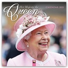 Flame Tree Publishing, Flame Tree Studio - Her Majesty the Queen Wall Calendar 2021 (Art Calendar)