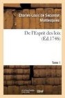 Montesquieu, Montesquieu-C L S - De l esprit des loix. rapport que