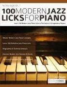 Joseph Alexander, Nathan Hayward, Tim Pettingale - 100 Modern Jazz Licks For Piano