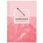 Lisa Wirth - Adressbuch mit Geburtstagskalender | Kontaktbuch in DIN A5| Telefonregister & Adressbuch mit Telefonnummer, Adresse, E-Mail | Telefonbuch rosa