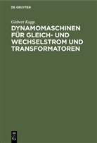 Gisbert Kapp - Dynamomaschinen für Gleich- und Wechselstrom und Transformatoren