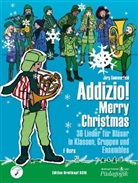 Jörg Sommerfeld, Nicola Jacobsen - Addizio! Merry Christmas "36 Weihnachtslieder für Bläser in Klassen, Gruppen, Ensembles", F-Horn