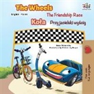 Kidkiddos Books, Inna Nusinsky - The Wheels -The Friendship Race (English Polish Bilingual Book)