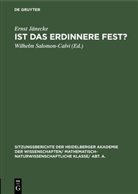 Ernst Jänecke, Wilhelm Salomon-Calvi - Ist das Erdinnere fest?