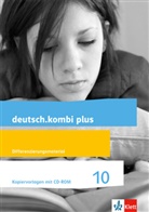 Sabine Utheß - deutsch.kombi plus. Differenzierende Ausgabe ab 2015: deutsch.kombi plus 10. Differenzierende Allgemeine Ausgabe, m. 1 CD-ROM