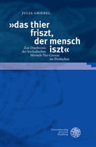 Julia Griebel - "das thier friszt, der mensch iszt"