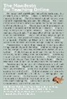 Sian Bayne, Sian/ Evans Bayne, Bayne Sian, Peter Evans, Rory Ewins, Jeremy Knox... - The Manifesto for Teaching Online
