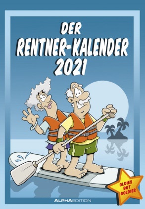 Dirk Pietrzak, Alpha Edition - Der Rentner-Kalender 2021 mit lustigen Cartoons