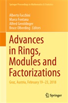 Alberto Facchini, Marc Fontana, Marco Fontana, Alfred Geroldinger, Alfred Geroldinger et al, Bruce Olberding - Advances in Rings, Modules and Factorizations