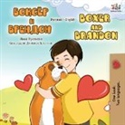 Kidkiddos Books, Inna Nusinsky - Boxer and Brandon (Russian English Bilingual Book)