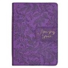 Christian Art Gifts - Journal Handy Purple Amazing Grace