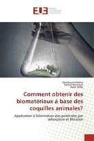 Abdelhami Bakka, Abdelhamid Bakka, Rachi Mamouni, Rachid Mamouni, Nabil Saffaj - Comment obtenir des biomatériaux à base des coquilles animales?