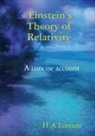 H A Lorentz, H. A. Lorentz - Einstein's Theory of Relativity A concise account
