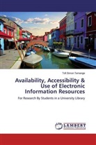 Tofi Simon Ternenge - Availability, Accessibility & Use of Electronic Information Resources