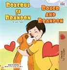 Kidkiddos Books, Inna Nusinsky - Boxer and Brandon (Romanian English Bilingual Book)