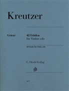 Rodolphe Kreutzer, Norbert Gertsch - Rodolphe Kreutzer - 42 Etüden für Violine solo