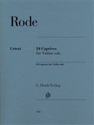 Pierre Rode, Norbert Gertsch - Pierre Rode - 24 Caprices für Violine solo