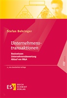 Stefan Behringer, Stefan (Prof. Dr.) Behringer - Unternehmenstransaktionen