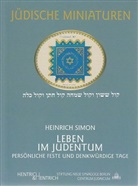 Heinrich Simon, Heinric Simon, Heinrich Simon - Leben im Judentum