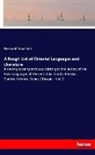Bernard Quaritch - A Rough List of Oriental Languages and Literature