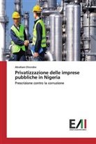 Abraham Ehiorobo - Privatizzazione delle imprese pubbliche in Nigeria
