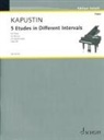 5 Etudes in Different Intervals, Op. 68: Piano