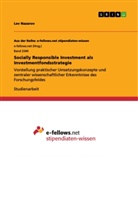 Lev Nazarov - Socially Responsible Investment  als Investmentfondsstrategie