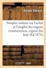 Adolphe Bobierre, Bobierre-a - Simples notions sur l achat et l
