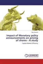 Ravi Darshini - Impact of Monetary policy announcements on pricing of shares - A study