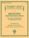 Ludwig van Beethoven - Beethoven: Selected Piano Pieces for Early Intermediate to Intermediate Level Players - Schirmer Library Volume 2149