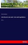 Anonymous - List of premiums and rules and regulations