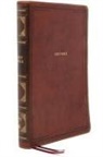 Thomas Nelson - NKJV, Thinline Reference Bible, Leathersoft, Brown, Red Letter, Comfort Print