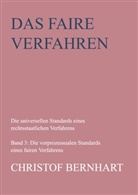 Christof Bernhart, Christof Bernhart - Das faire Verfahren