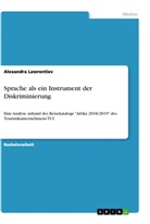 Alexandra Lawrentiev - Sprache als ein Instrument der Diskriminierung