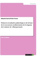 Eduardo Garcia-Prieto Fronce - Primeros resultados palinológicos de la base de la secuencia sedimentaria de la laguna del cañizar de villarquemado