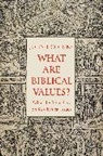 John Collins, John J. Collins - What Are Biblical Values?