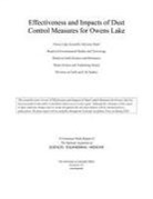 Board On Earth Sciences And Resources, Board on Environmental Studies and Toxicology, Division On Earth And Life Studies, National Academies Of Sciences Engineeri, National Academies of Sciences Engineering and Medicine, Owens Lake Scientific Advisory Panel... - Effectiveness and Impacts of Dust Control Measures for Owens Lake