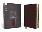 Zondervan, Zondervan - NASB, Thinline Bible, Large Print, Bonded Leather, Burgundy, Red Letter, 1995 Text, Thumb Indexed, Comfort Print