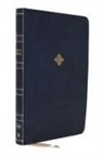 Thomas Nelson, Thomas Nelson - NKJV Holy Bible, Giant Print Center-Column Reference Bible, Blue Leathersoft, 72,000+ Cross References, Red Letter, Comfort Print: New King James Version