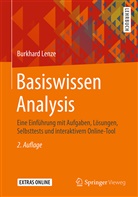 Burkhard Lenze, Burkhard (Prof. Dr.) Lenze - Basiswissen Analysis
