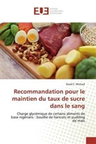 David C Michael, David C. Michael - Recommandation pour le maintien du taux de sucre dans le sang